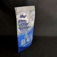 Pochette Doypack refermable en plastique transparent pour le stockage des fruits secs, des noix et des épices Sac d'emballage réutilisable