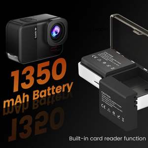 Caméra d'action Yolansin 4K 60fps, étanche à 10 m, écran tactile, caméra de sport avec stabilisation 6 axes - Product Image 6