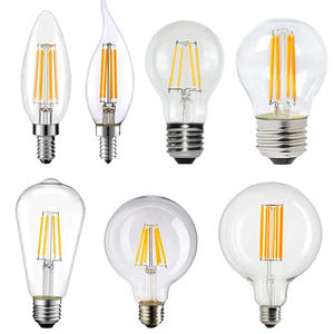 مصابيح فتيل <span class=keywords><strong>LED</strong></span> عتيقة الطراز 2700K 6500K أبيض دافئ مصباح شمعة زجاج شفاف E14 E27 2W 4W <span class=keywords><strong>6W</strong></span> 8W - Product Image 1