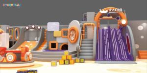 Aire de jeux intérieure pour enfants de haute qualité <span class=keywords><strong>maison</strong></span> de jeu commerciale thème de dessin animé carrousel de jeu doux pour les enfants - Product Image 3