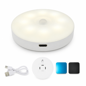 Modern <b>Motion</b> <b>Sensor</b> Night <b>Light</b>, Rechargeable <b>LED</b> Wall Lamp, Wireless Magnetic PIR Induction <b>Light</b> for Hallway, Bedroom, Closet - Product Image 5