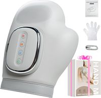 Masseur de poignet intelligent 3-en-1 avec techniques de massage pneumatique, vibrations, chaleur et compression, batterie 2000 mAh