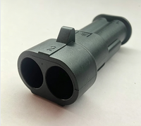 282104-1 Connecteurs automobiles originaux 2P (contacts en cuivre, boîtier en nylon) Adaptateur étanche IP67, fiches et boîtiers de couplage