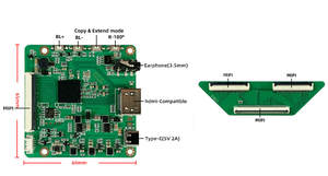 10.1นิ้ว800x1280 IPS dual LCD Display MIPI 60HZ 2K โมดูล LCD พร้อมแผงควบคุมสำหรับเล่นเกม - Product Image 4