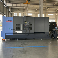 Centre d'usinage CNC TCK800Y à lit incliné, tour CNC robuste de haute précision avec outils motorisés pour le tournage et le fraisage des métaux