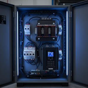 XMTC 550A 3 Phases 400V 50/60Hz Réacteur de sortie CA VFD 7.26KVAR avec bobine de refoulement CE ISO Isolation F Anhui Chine Courant nominal 550A - Product Image 1