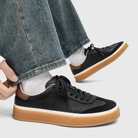 Nouvelle Tendance Mode Rapide : Baskets Blanches Classiques pour Hommes en Cuir PU, Semelle Plate en Caoutchouc, Marque Originale 2026