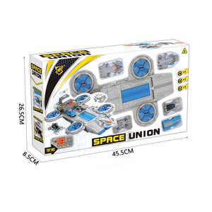 Jouets éducatifs pour enfants, <span class=keywords><strong>navette</strong></span> <span class=keywords><strong>spatiale</strong></span> à piles STEM, avec 6 sons, 5 voitures - Product Image 6