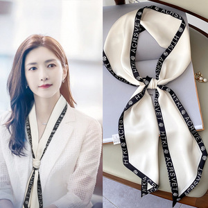 Nuova <span class=keywords><strong>camicia</strong></span> 2024 con fascia <span class=keywords><strong>sciarpa</strong></span> <span class=keywords><strong>sciarpa</strong></span> <span class=keywords><strong>sciarpa</strong></span> piccola donna lunga con primavera <span class=keywords><strong>e</strong></span> autunno estate <span class=keywords><strong>camicia</strong></span> sottile abbinata stretta - Product Image 4