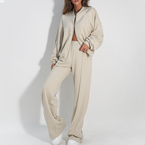 Set Felpa con Cappuccio e <span class=keywords><strong>Joggers</strong></span> da <span class=keywords><strong>Donna</strong></span> in Spandex/<span class=keywords><strong>Cotone</strong></span> con Logo Personalizzato, Effetto Acid Wash, Stile Streetwear, Zip-Up, Oversize con Badge e Paillettes - Product Image 4