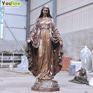 YOUFINE Life Size Outdoor Garden Park Bronze Catholic Religious Virgin Mary <strong>Statue</strong> Sculpture - Product Image 2