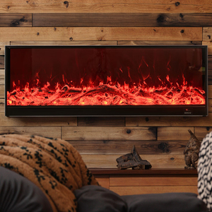 Cheminée murale LED en acier inoxydable sur mesure de 1500 mm avec télécommande, design mural pour maison et hôtel - Product Image 6