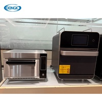 Four à micro-ondes professionnel multi-mode à air chaud certifié CE ETL 280 ℃   Résistance à l'eau IPX3 pour les cafés