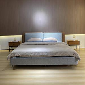 Modern Minimalistisch Bedmeubilair Italiaans Tatlin <span class=keywords><strong>Bed</strong></span> Set Kingsize Slaapkamer Gestoffeerd Lederen Stof <span class=keywords><strong>Bed</strong></span> High-<span class=keywords><strong>End</strong></span> - Product Image 5