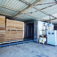 Machine de traitement thermique par autoclave multifonctionnelle à haute efficacité pour copeaux de bois, anticorrosion, séchage, commande à distance, puissance 1200 kW
