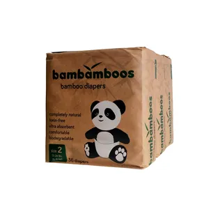 Fralda do bebê de bambu descartável, super macio, eco amigável