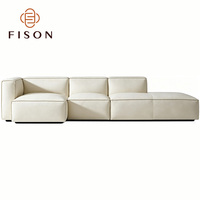 Nouveau canapé modulaire en tissu de haute qualité, style moderne minimaliste, élégant pour salon d'appartement, rembourrage en éponge douce