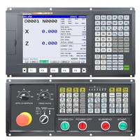 Controlador CNC de Bajo Costo, Kit de Sistema de Control de Torno de 2 Ejes con Funciones ATC y PLC, Similar al Panel de Control CNC GSK