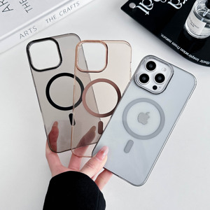 Funda Protectora Rígida Transparente de PC de Alta Calidad para Teléfono con Carga Inalámbrica para Motorola EDGE 70 FUSION G17 POWER - Product Image 1