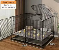 Cage de poulailler robuste en fer, grande cage d'élevage intérieure en treillis métallique pour poussins, cailles et canards - Élevage sécurisé toute saison, sans évasion