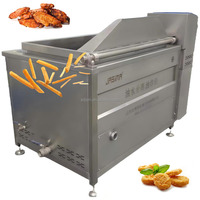 Freidora Eléctrica Comercial de Gran Capacidad con Volteo Automático de Cesta para Hamburguesas, Pollo Frito, Chuletas y Brochetas