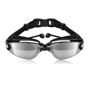 Lunettes de natation professionnelles pour adultes, anti-buée, avec verres UV, pour hommes et femmes, étanches, réglables, en silicone - Product Image 1