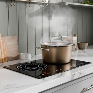 Tapis isolant thermique en silicone facile à nettoyer, imperméable et antidérapant pour cuisinière à induction, accessoires de cuisine pour table à manger - Product Image 5