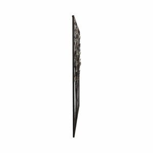 Decorazione da parete moderna in metallo a forma di fiore, pannello decorativo in ferro nero per soggiorno, camera da letto, bagno, ufficio, accessorio da appendere. - Product Image 3
