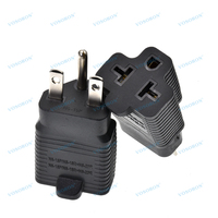 Adaptateur de prise PVC à lame en T NEMA 6-15P vers 5-15/20R 15-20A avec prise