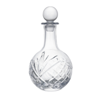 Bouteille en verre de cristal ronde personnalisée de luxe, motif Dublin, pour vin rouge, mini carafe à whisky pour cadeau d'affaires