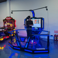 Plateforme de marche VR pour la construction d'espace huit dimensions, machine intégrée d'éducation scientifique populaire, salle d'expérience de sécurité