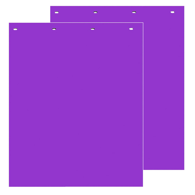 Hot OEM Customizable Purple Polymer 24"x30" Heavy Duty Truck Mud Flaps with Logo for Semi Truck Trailer Retrofit/Upgrade