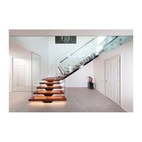 Escaliers flottants pour escalier intérieur moderne en bois invisible Mono Stringer