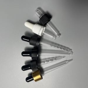 Botella de aceite esencial de 30ml y 50ml, botella de vidrio esmerilado de 1oz con tapa cuentagotas de oro rosa, botella con cuentagotas de oro rosa - Product Image 3