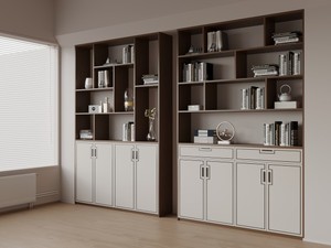 High-end Custom Free Design Living Room Bedroom Solid <strong>Bookcase</strong> Storage <strong>Cabinet</strong> Decorative <strong>Cabinet</strong> Wall <strong>Cabinet</strong> - Product Image 4