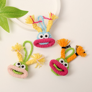 จี้รูปไส้กรอกน่ารักแปลกตา งานถักทำมือ ของตกแต่ง พวงกุญแจ จี้ห้อยรถ ดีไซน์ไม่ซ้ำใครและมีเอกลักษณ์เฉพาะตัว - Product Image 1