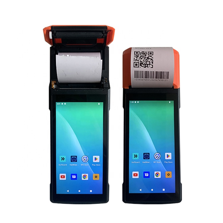 Senhaise H10 Android 13 8-ядерный 5,5 дюймов Buit-in NFC кард-ридер ручной Pos терминал машина с термопринтером