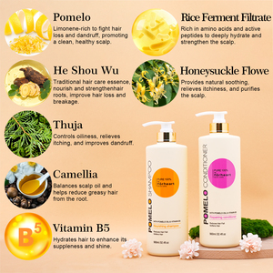 Shampooing Antichute en Gros, Nettoyant Capillaire Naturel et Végétalien Bio, Rafraîchissant, Hydratant au Polygonum Multiflorum - Product Image 3