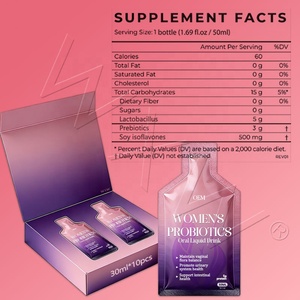 Probióticos para <span class=keywords><strong>la</strong></span> Salud Femenina, Bebida Oral, Prebióticos, Suplementos, Mantienen el Equilibrio del Microbioma Vaginal - Product Image 5