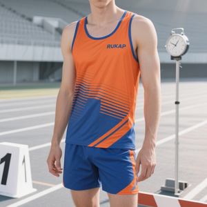 Damen-Sport-BH mit Aufdruck, hoher Halt für Leichtathletik, Laufen, Fitness-Workout, Racerback, verstellbare Träger, schnell trocknendes Sport-Top - Product Image 2