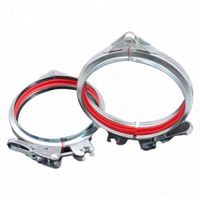 Systèmes promotionnels Ventilation d'air Bride de placage de zinc robuste Pince en G Pinces de conduit à dégagement rapide