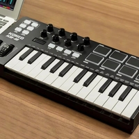 KOKKO KB-25 Piano Digital Electrónico Portátil con Batería, Mini Teclado USB MIDI, Controlador MIDI
