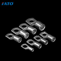 FATO SC câble cosse fil à sertir étamé électrique Non isolé rond batterie cuivre terre Tube sertissage bornes cosses avec trou
