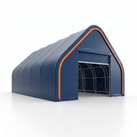 Abri de stockage en A robuste, imperméable, en PVC 850g, galvanisé à chaud, pour atelier de production industrielle