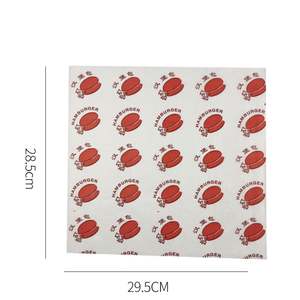 Custom Logo Printed <b>Greaseproof</b> <b>Paper</b> for Fast Food Packaging Sandwich Shawarma Wrapping Burger Hamburger - Product Image 4