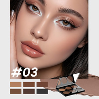 Palette pressée Maycheer 6 couleurs, palette de highlighter et de contour, poudre pressée, palette de maquillage compacte