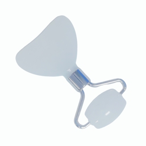 Rouleau facial mini-masseur portable en jade blanc naturel - Product Image 5