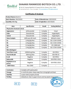 スキンケアビタミンc価格CAS 50-81-7トップ食品グレード99% バルクビタミンcアスコルビン酸パウダー - Product Image 3