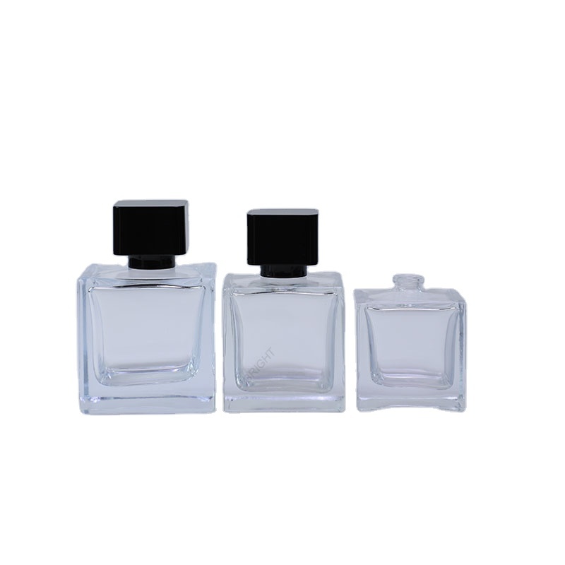 Luxury Empty Square 50ml Glass Perfume