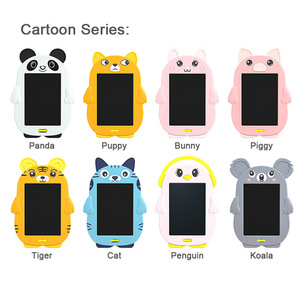 Tablette d'écriture électronique effaçable pour enfants, 8,5 pouces, motif chiot/chat mignon, en ABS, tableau noir de <span class=keywords><strong>dessin</strong></span> - Product Image 3